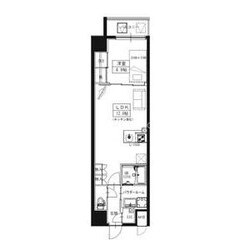 S-RESIDENCE大阪上本町の物件間取画像